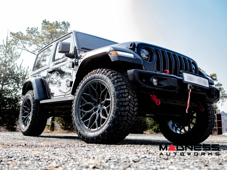 Jeep Wrangler JL Custom Wheels - HF-2 by Vossen - Satin Black